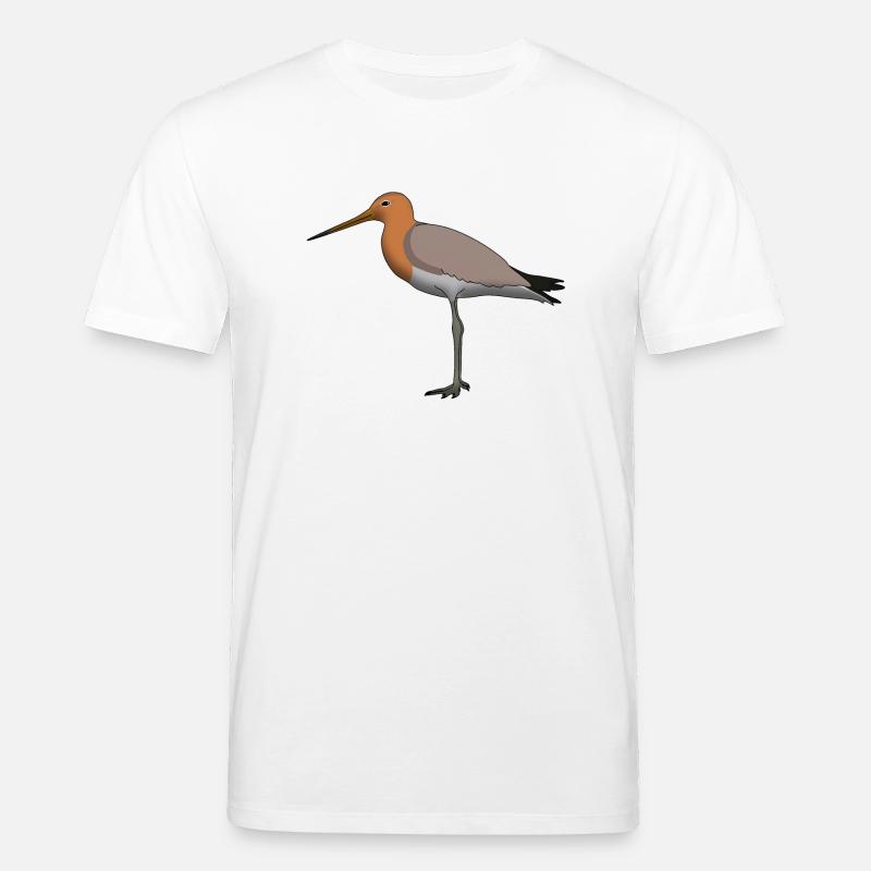 Uferschnepfe - Stanley/Stella Unisex Bio-T-Shirt CREATOR  - Weiß