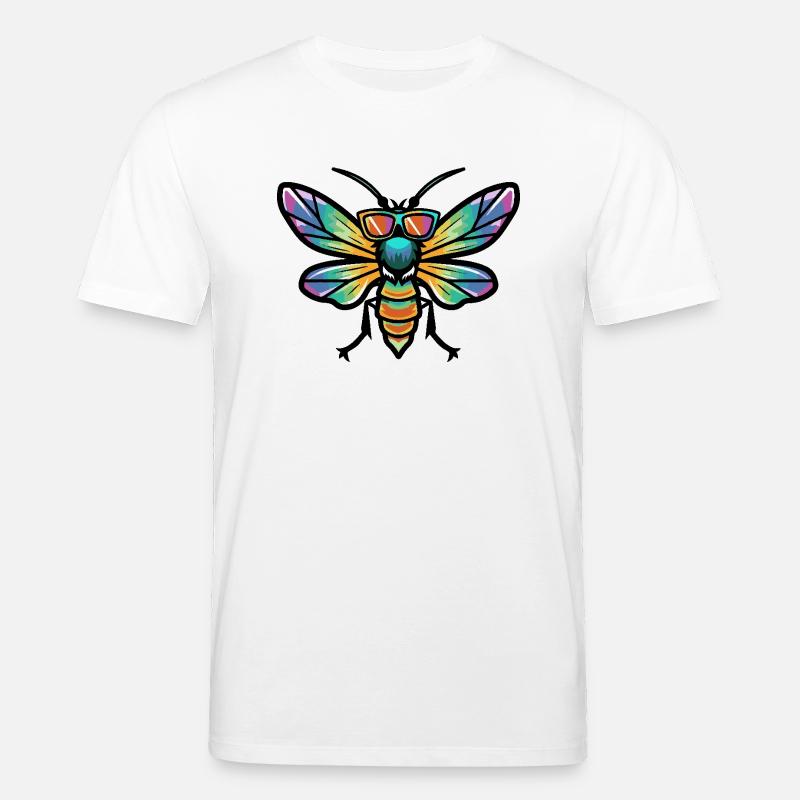 Libelle Cool Comic - Stanley/Stella Unisex Bio-T-Shirt CREATOR  - Weiß