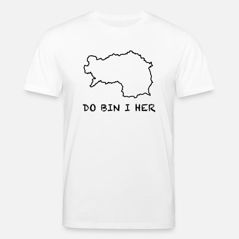 do bin i her - Steiermark - Stanley/Stella Unisex Bio-T-Shirt CREATOR  - Weiß
