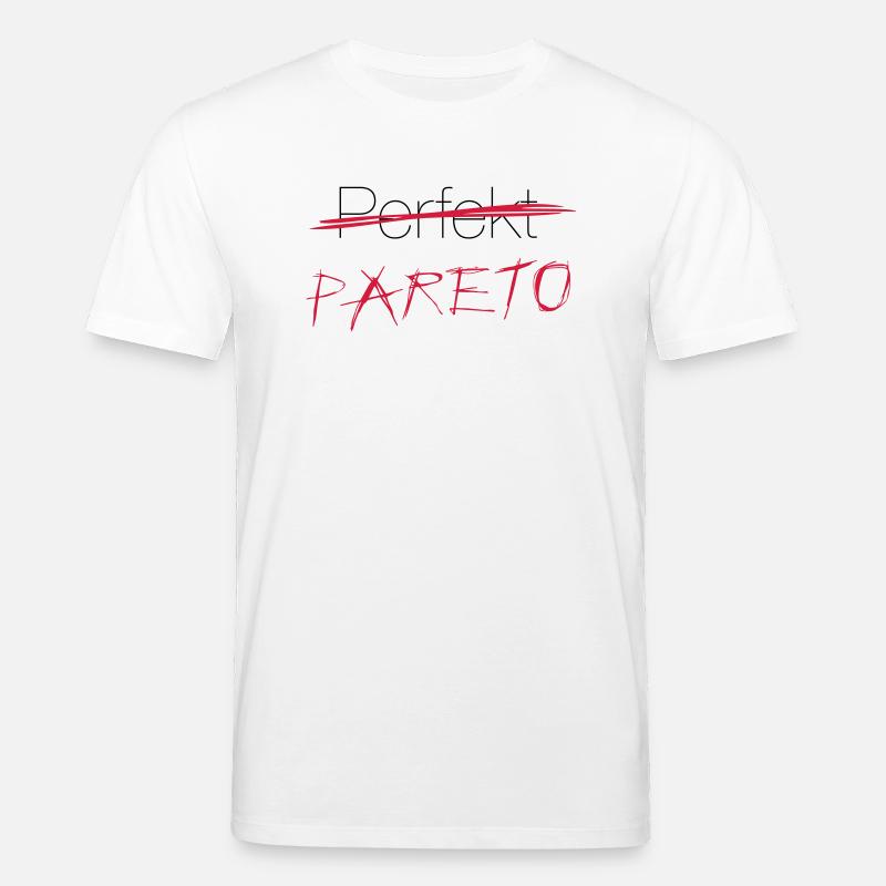 Perfekt? Nein: Pareto! - Stanley/Stella Unisex Bio-T-Shirt CREATOR - Weiß