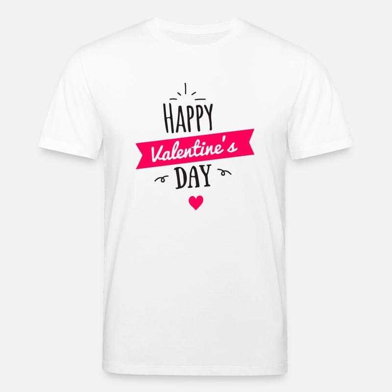 Février san balentin - T-shirt bio CREATOR Stanley/Stella Unisexe - blanc