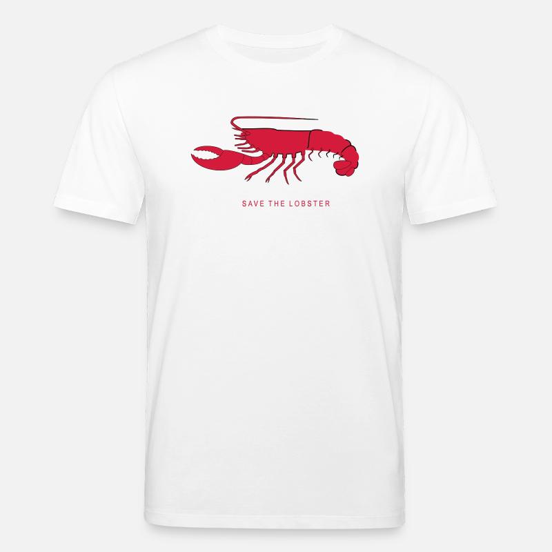 Lobster - Stanley/Stella CREATOR Unisex Organic T-Shirt - white