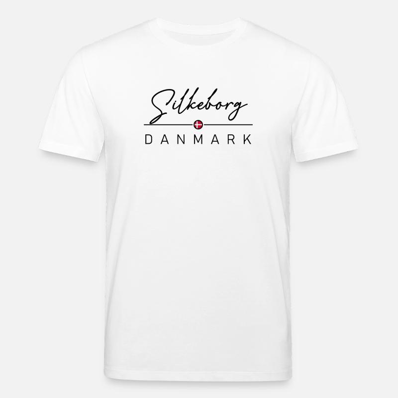 Dänemark - Silkeborg - Danemark - Danemark - T-shirt bio CREATOR Stanley/Stella Unisexe - blanc
