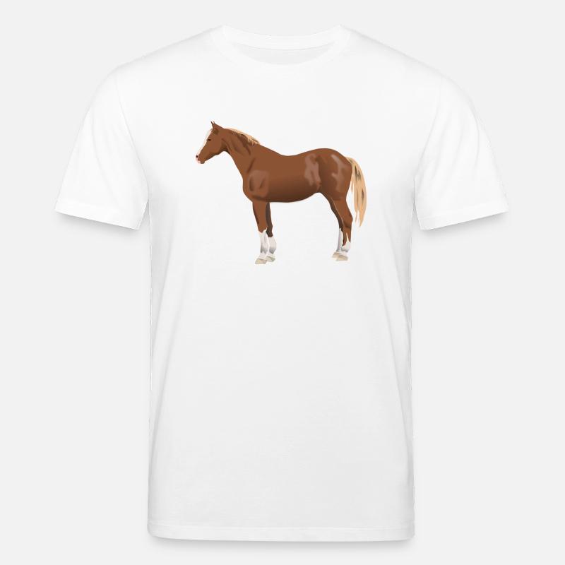 Pferd - Stanley/Stella Unisex Bio-T-Shirt CREATOR - Weiß