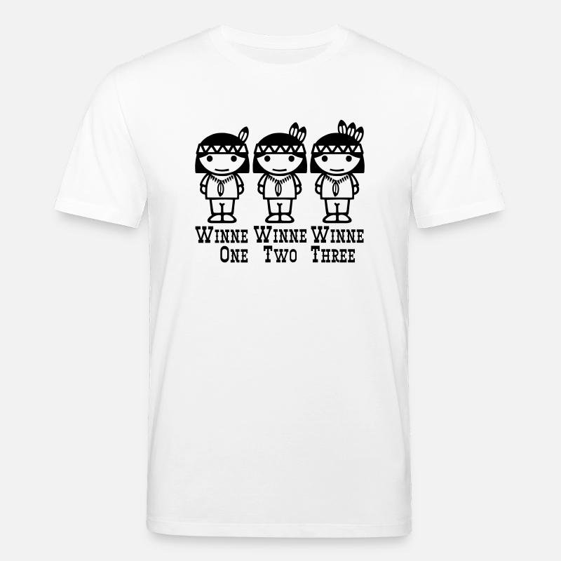 Winne One-TWo-Three - Stanley/Stella CREATOR Unisex Organic T-Shirt - white