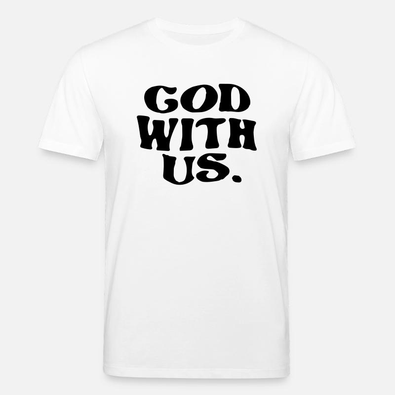 Gott sei mit uns - Stanley/Stella Unisex Bio-T-Shirt CREATOR  - Weiß