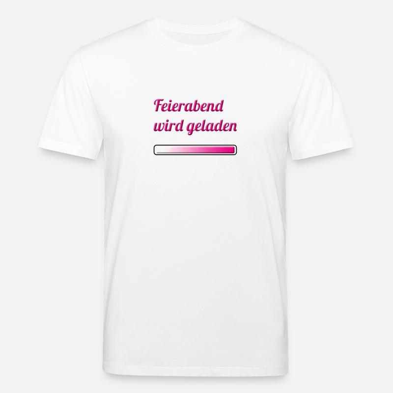 Feierabend wird geladen - Stanley/Stella Unisex Bio-T-Shirt CREATOR  - Weiß