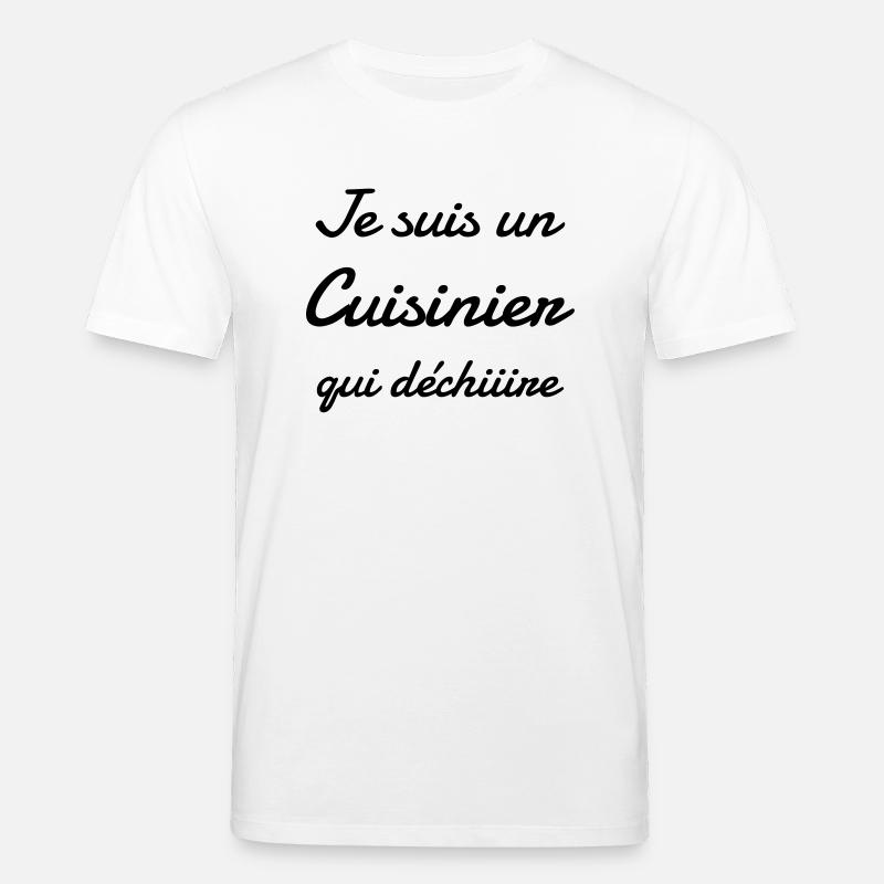 Koch / Kochen / Cooking / Chef - Stanley/Stella Unisex Bio-T-Shirt CREATOR  - Weiß