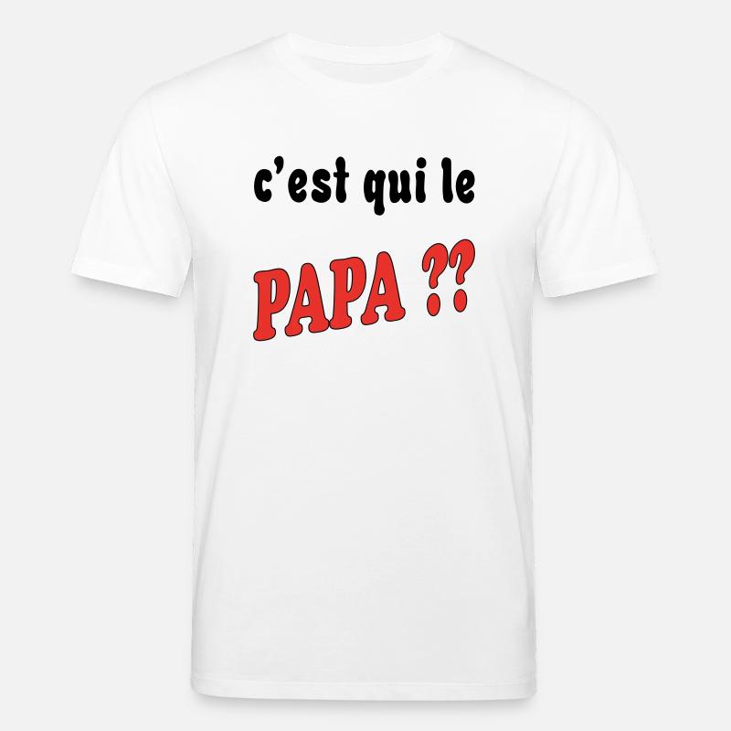 Wer ist der Vater? - Stanley/Stella Unisex Bio-T-Shirt CREATOR  - Weiß