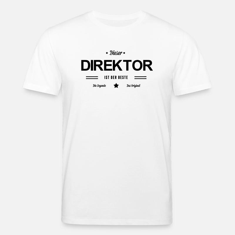 Bester Direktor - Stanley/Stella Unisex Bio-T-Shirt CREATOR  - Weiß