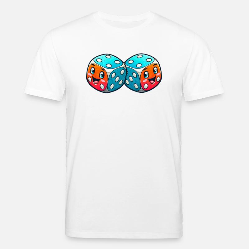 Würfel Comic - Stanley/Stella Unisex Bio-T-Shirt CREATOR  - Weiß