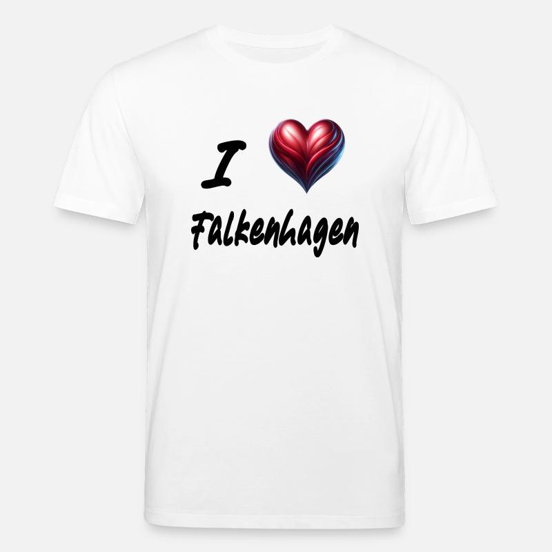 i love Falkenhagen - Stanley/Stella Unisex Bio-T-Shirt CREATOR  - Weiß