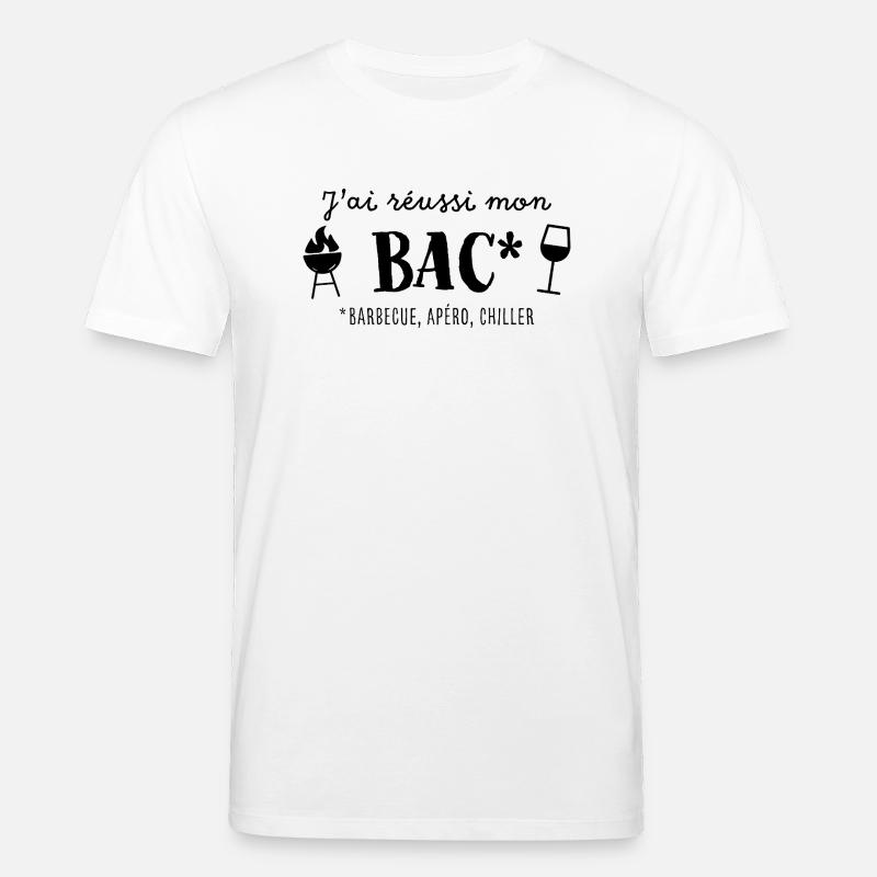 J'ai reussi mon bac - Stanley/Stella Unisex Bio-T-Shirt CREATOR - Weiß