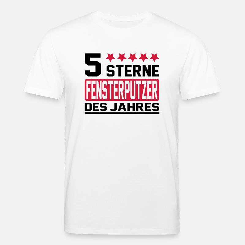 fensterputzer - Stanley/Stella Unisex Bio-T-Shirt CREATOR  - Weiß