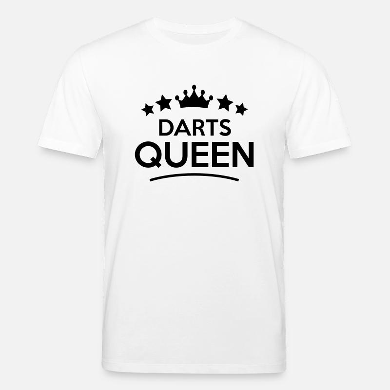 darts queen stars - Stanley/Stella Unisex Bio-T-Shirt CREATOR - Weiß