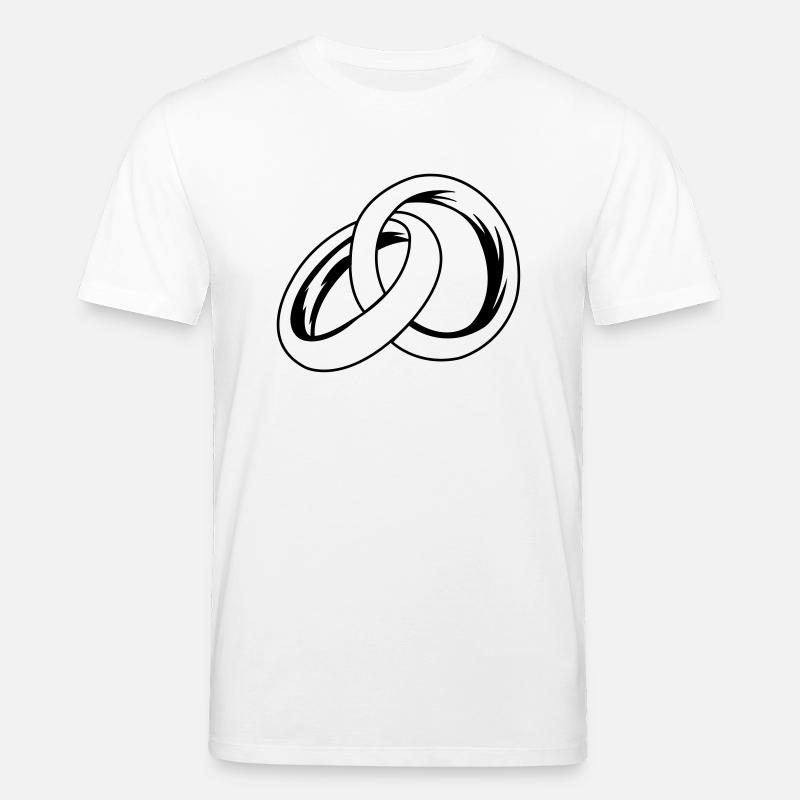 eheringe_001 - Stanley/Stella Unisex Bio-T-Shirt CREATOR  - Weiß