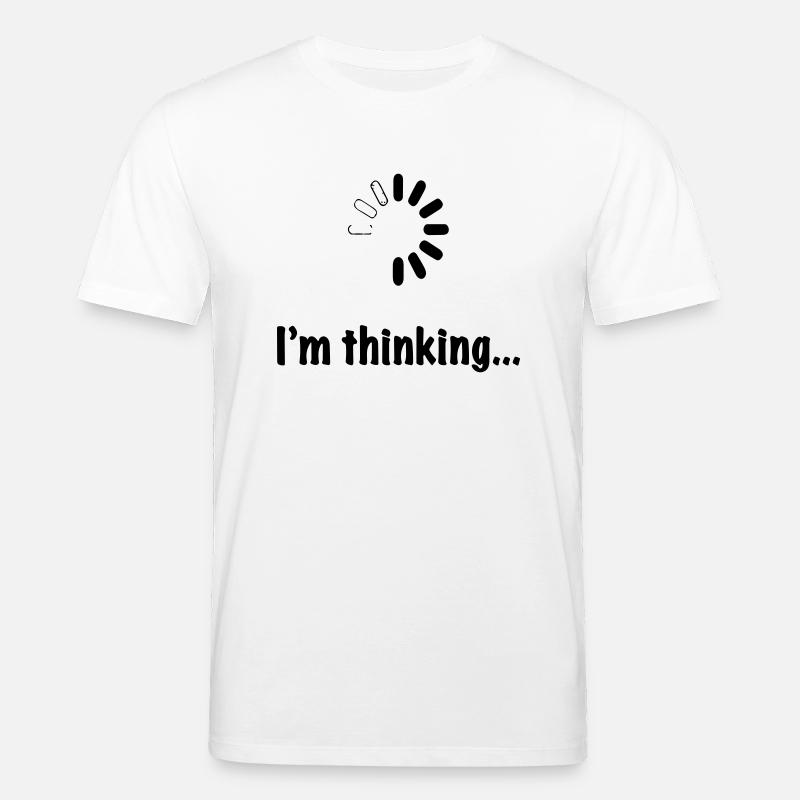 Je réfléchis. - T-shirt bio CREATOR Stanley/Stella Unisexe - blanc