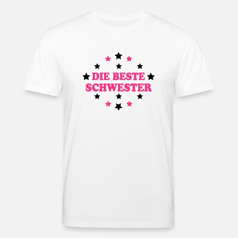 Die beste schwester - T-shirt bio CREATOR Stanley/Stella Unisexe - blanc