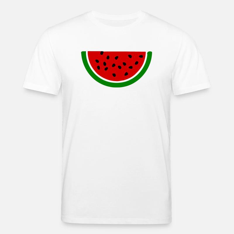 Melon pastèque - T-shirt bio CREATOR Stanley/Stella Unisexe - blanc