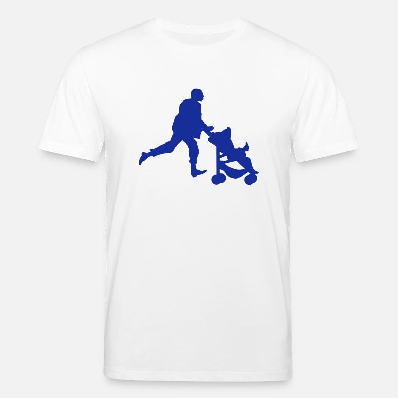 dad daddy - Stanley/Stella Unisex Bio-T-Shirt CREATOR  - Weiß