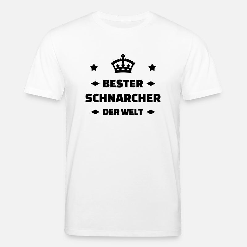 Schnarchen / Schnarcher / Schlaf / Schnarcherin - Stanley/Stella Unisex Bio-T-Shirt CREATOR  - Weiß