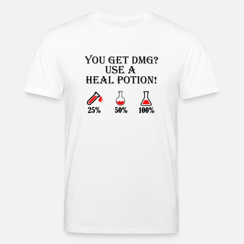 Benutze einen Heiltrank - Stanley/Stella Unisex Bio-T-Shirt CREATOR  - Weiß