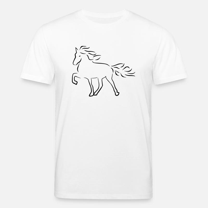 Islandpferd - Stanley/Stella Unisex Bio-T-Shirt CREATOR  - Weiß