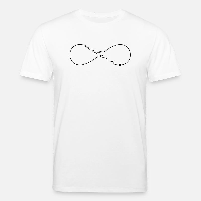 Milena Name Infinitysymbol - Stanley/Stella Unisex Bio-T-Shirt CREATOR  - Weiß