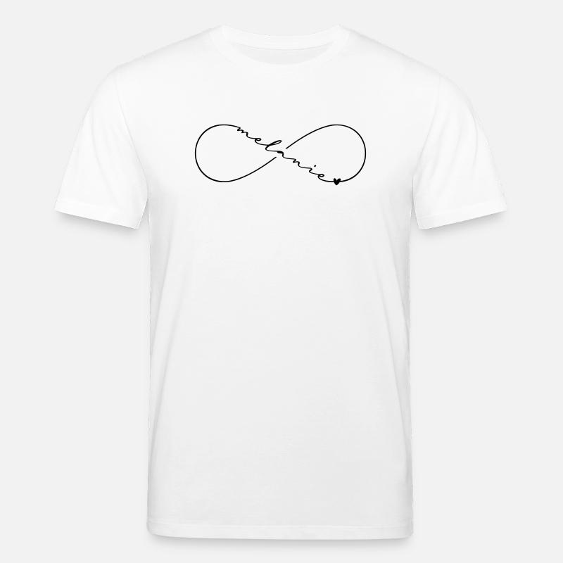 Melanie Name Infinitysymbol - Stanley/Stella Unisex Bio-T-Shirt CREATOR  - Weiß