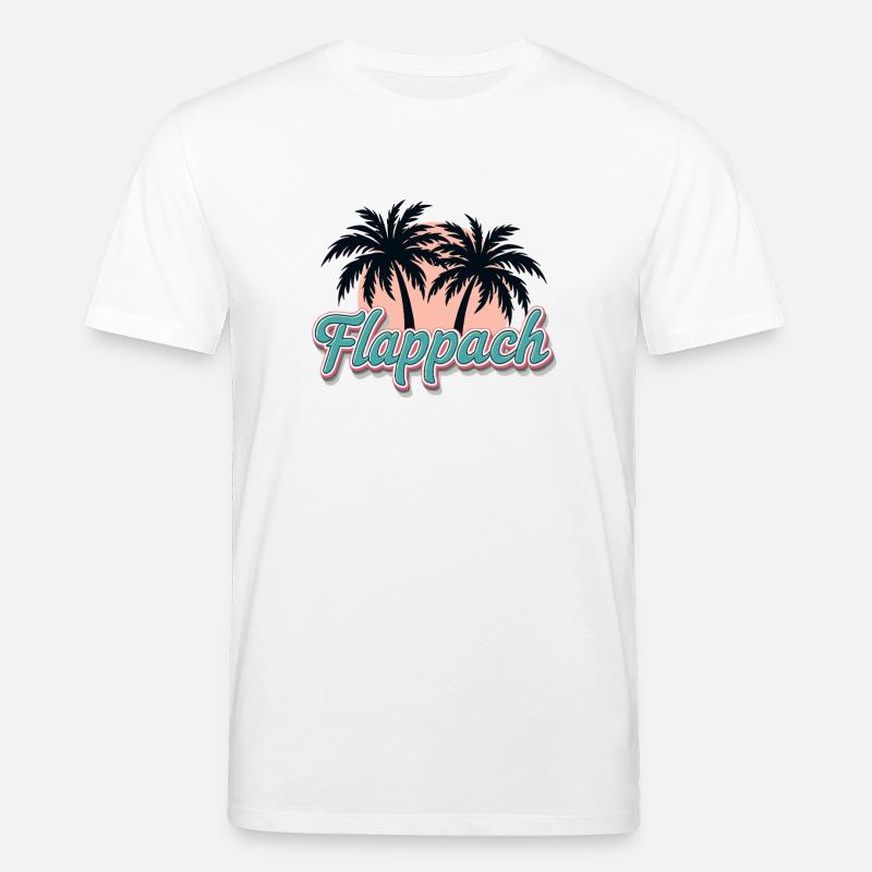 Flappach Palmiers de Ravensburg - T-shirt bio CREATOR Stanley/Stella Unisexe - blanc