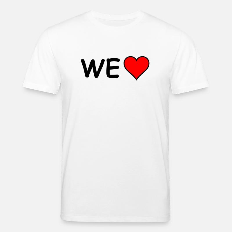 We Love (Comic Sans) - Stanley/Stella Unisex Bio-T-Shirt CREATOR  - Weiß