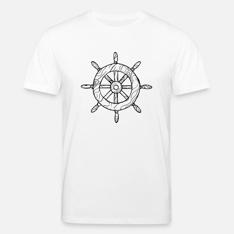 Steuerrad - Stanley/Stella Unisex Bio-T-Shirt CREATOR  - Weiß