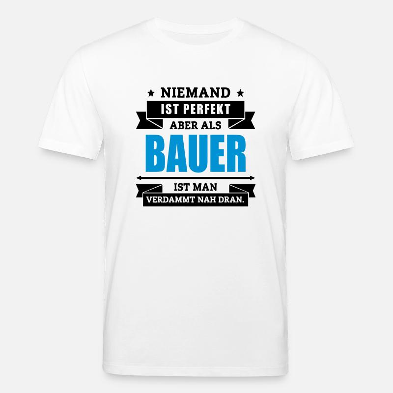 Funshirt Bauer - Stanley/Stella Unisex Bio-T-Shirt CREATOR - Weiß