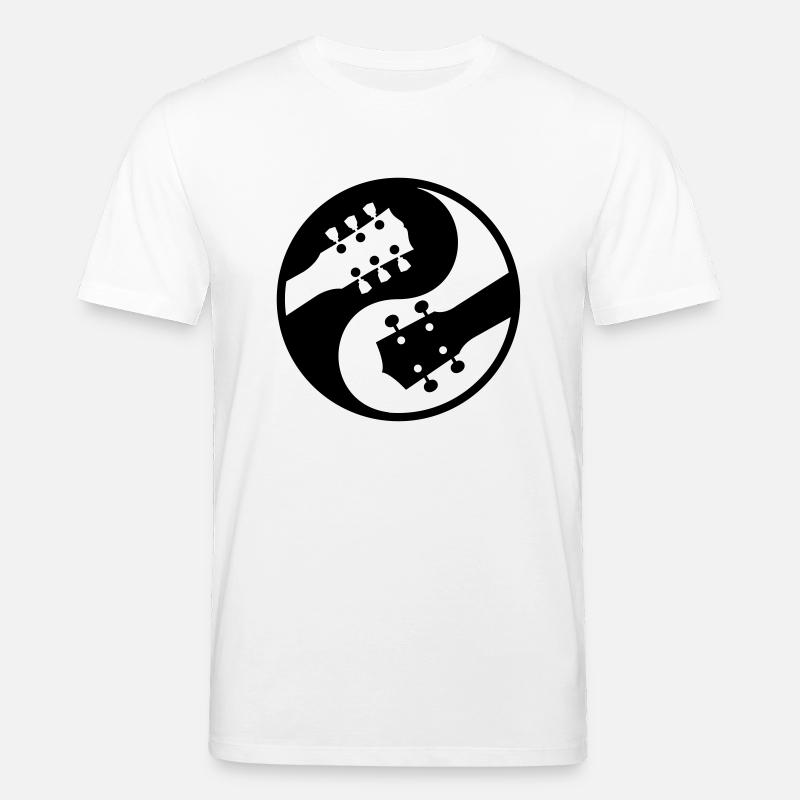 E-Gitarre Ukulele vs yinyang - Stanley/Stella Unisex Bio-T-Shirt CREATOR  - Weiß