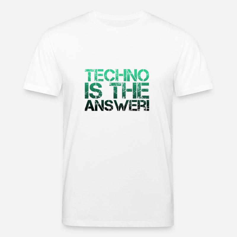 TECHNO - T-shirt bio CREATOR Stanley/Stella Unisexe - blanc
