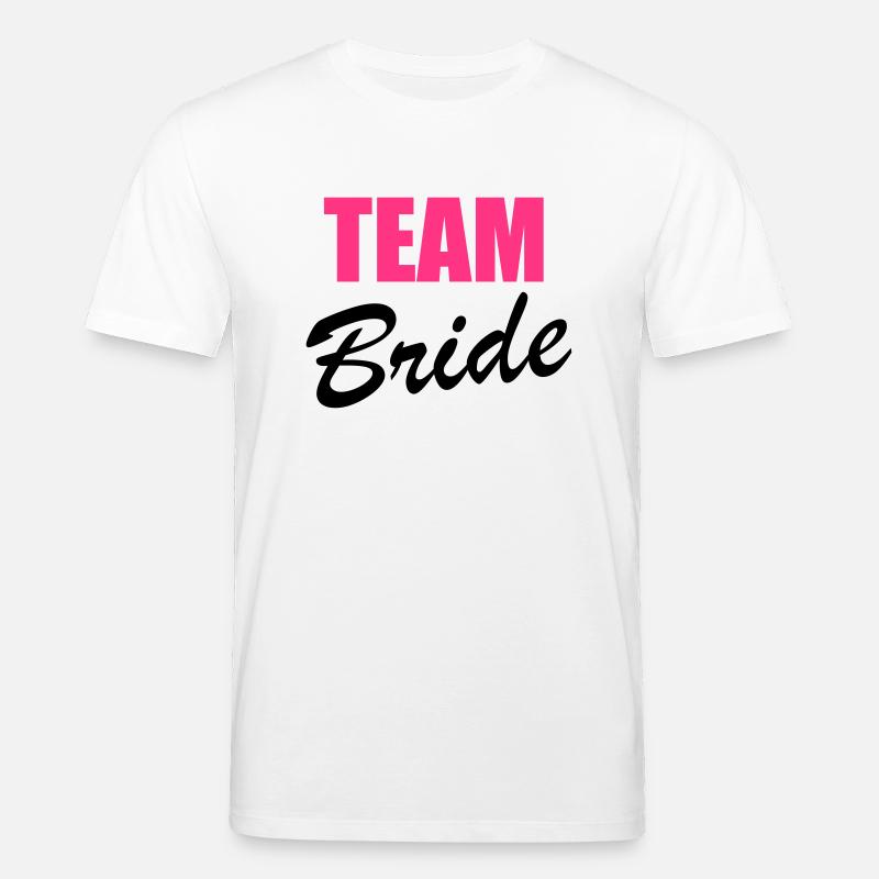 Team Bride - Stanley/Stella Unisex Bio-T-Shirt CREATOR  - Weiß
