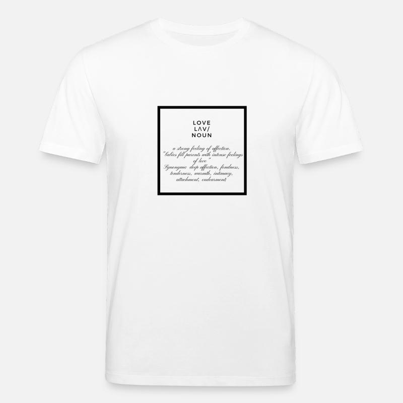Amour, amour, Noun - T-shirt bio CREATOR Stanley/Stella Unisexe - blanc