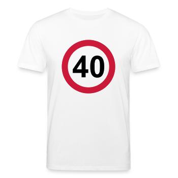 40er - Stanley/Stella Unisex Bio-T-Shirt CREATOR  - Weiß - Vorne - Alina (178cm) & Michal (187cm)