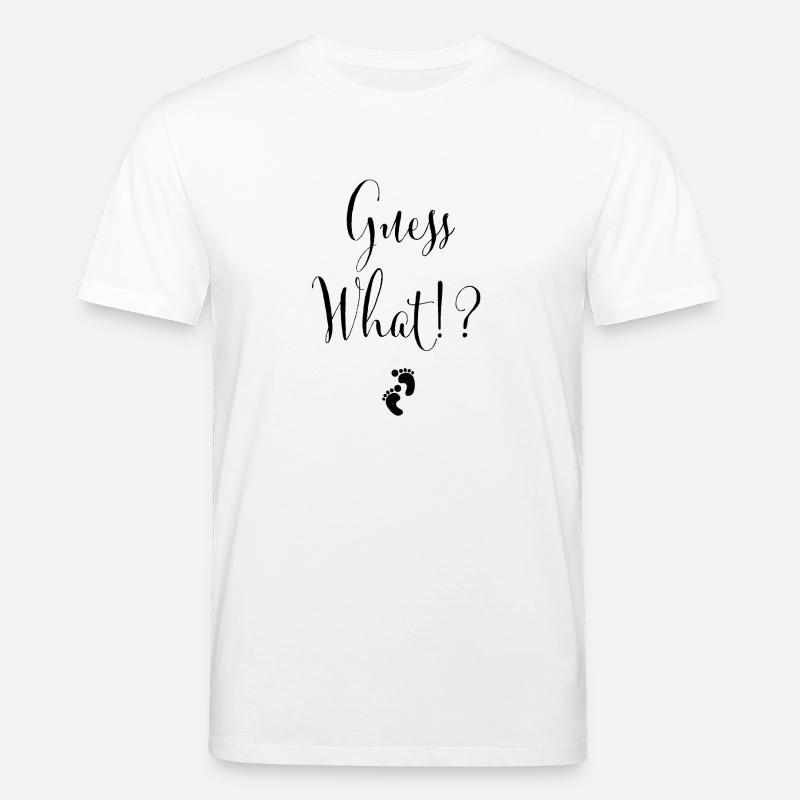 Grossesse bébé ventre bébé - T-shirt bio CREATOR Stanley/Stella Unisexe - blanc