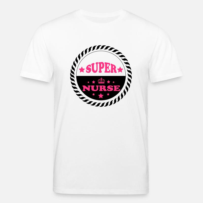 Super nurse - Stanley/Stella Unisex Bio-T-Shirt CREATOR  - Weiß