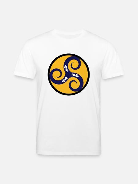 TRISKELL AUX HERMINES - T-shirt bio CREATOR Stanley/Stella Unisexe - blanc