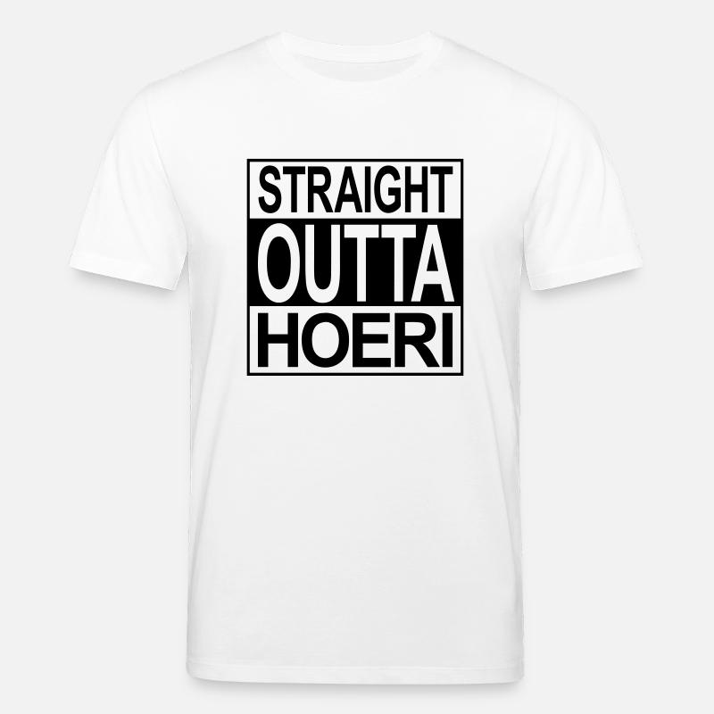 Straight outta Höri - Stanley/Stella Unisex Bio-T-Shirt CREATOR  - Weiß