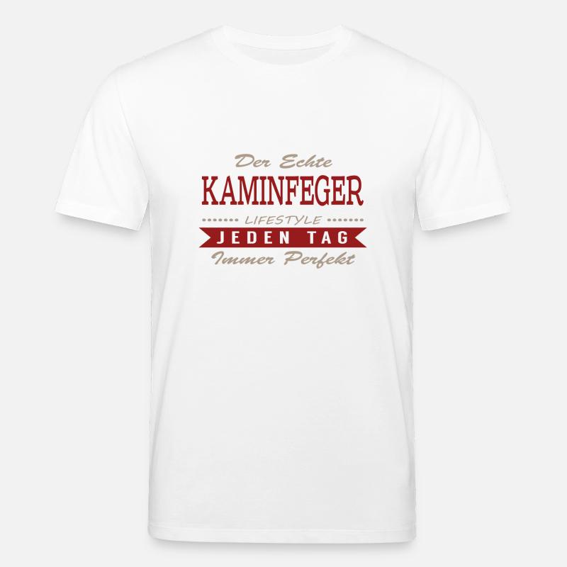 Der echte Kaminfeger - Stanley/Stella Unisex Bio-T-Shirt CREATOR  - Weiß