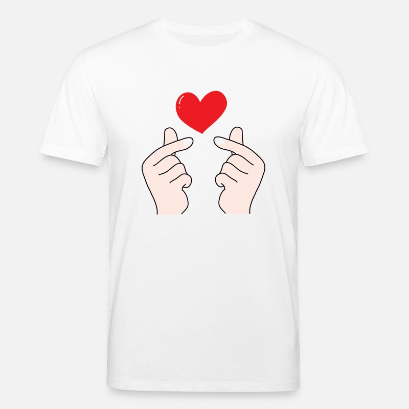 Fingerherzen 5 - Stanley/Stella Unisex Bio-T-Shirt CREATOR  - Weiß