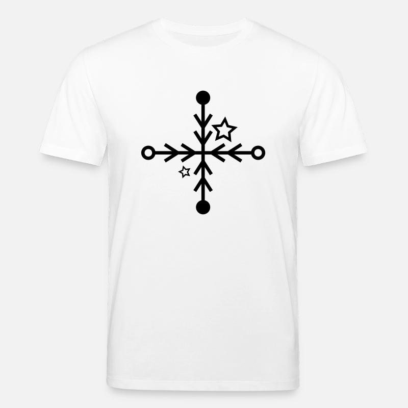 Icône de flocon de neige - T-shirt bio CREATOR Stanley/Stella Unisexe - blanc