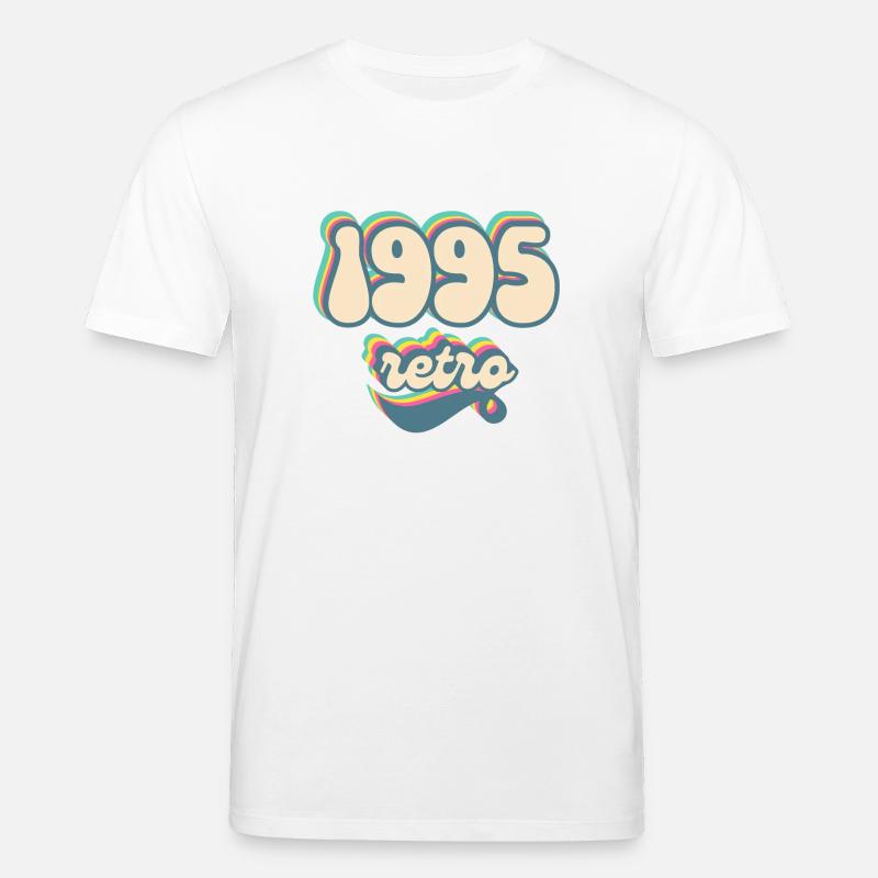 1995 Retro Geschenkidee - Stanley/Stella Unisex Bio-T-Shirt CREATOR  - Weiß