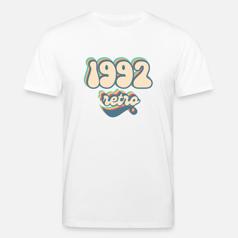 1992 Retro Geschenkidee - Stanley/Stella Unisex Bio-T-Shirt CREATOR  - Weiß