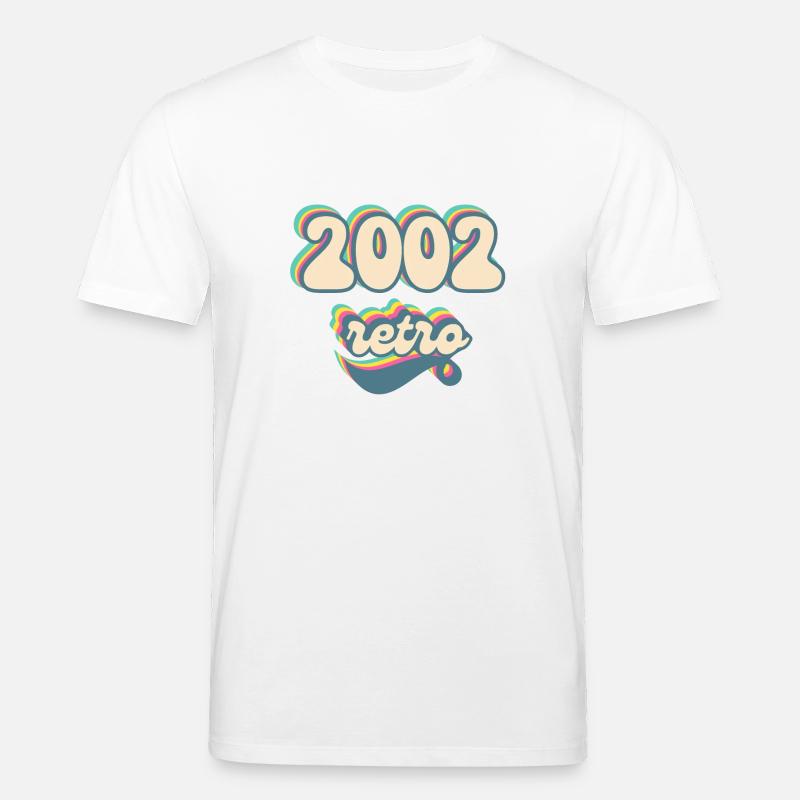 2002 Retro Geschenkidee - Stanley/Stella Unisex Bio-T-Shirt CREATOR  - Weiß