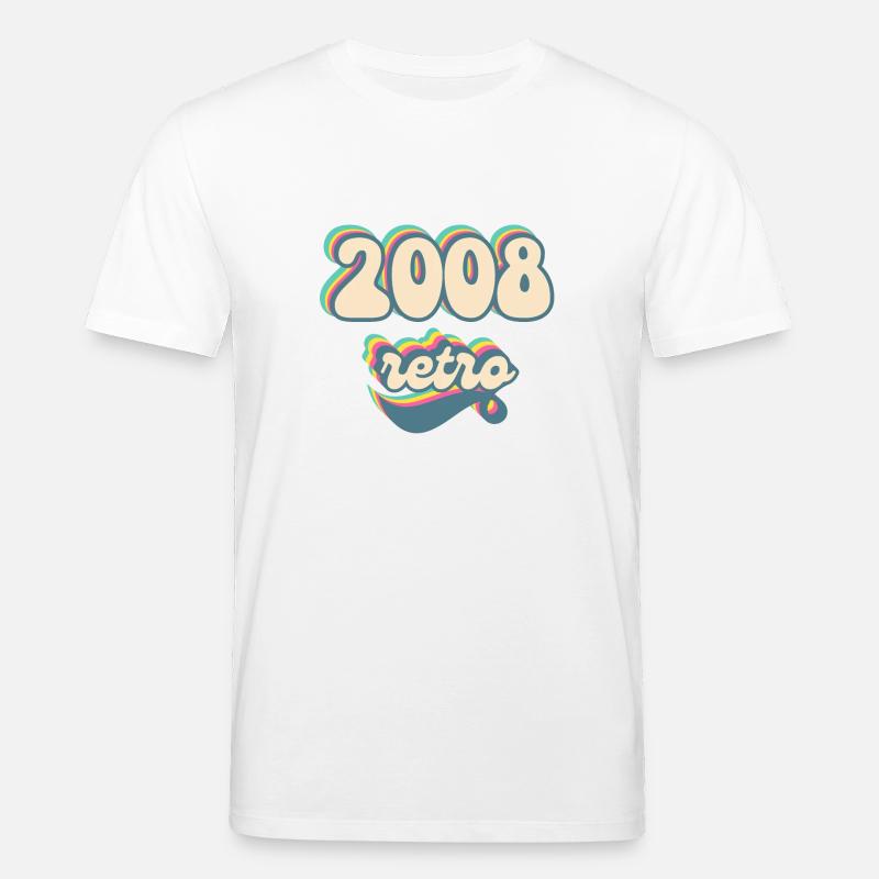 2008 Retro Geschenkidee - Stanley/Stella Unisex Bio-T-Shirt CREATOR  - Weiß