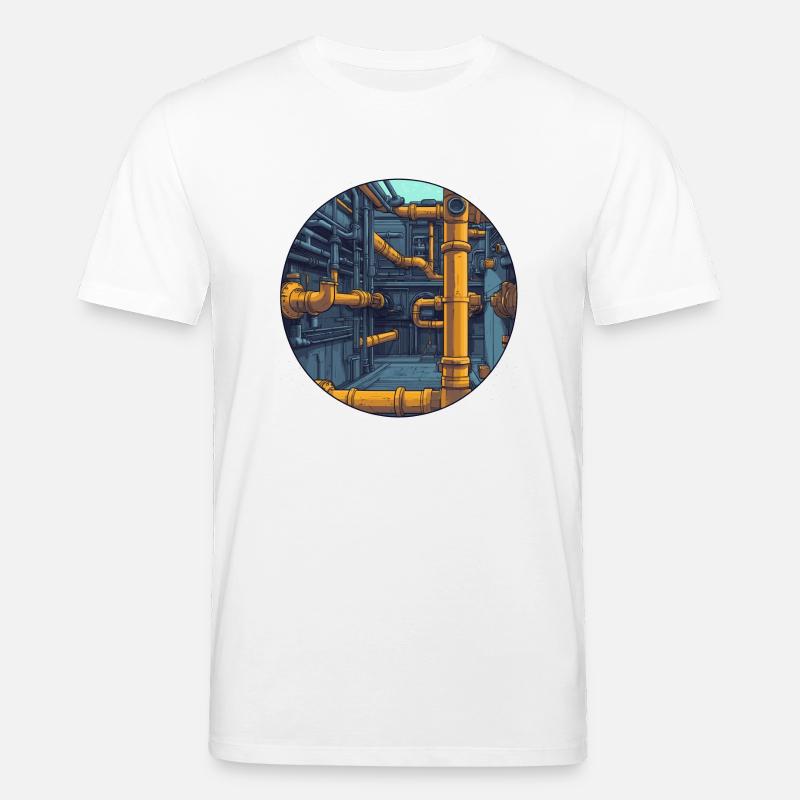 Industrielle Rohrsysteme - Stanley/Stella Unisex Bio-T-Shirt CREATOR  - Weiß